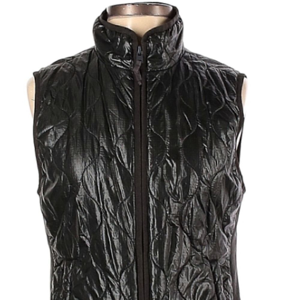 J CREW Quilted Puffer Vest Metallic - Picture 2 of 13